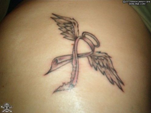 Breast Cancer Ribbon Tattoos